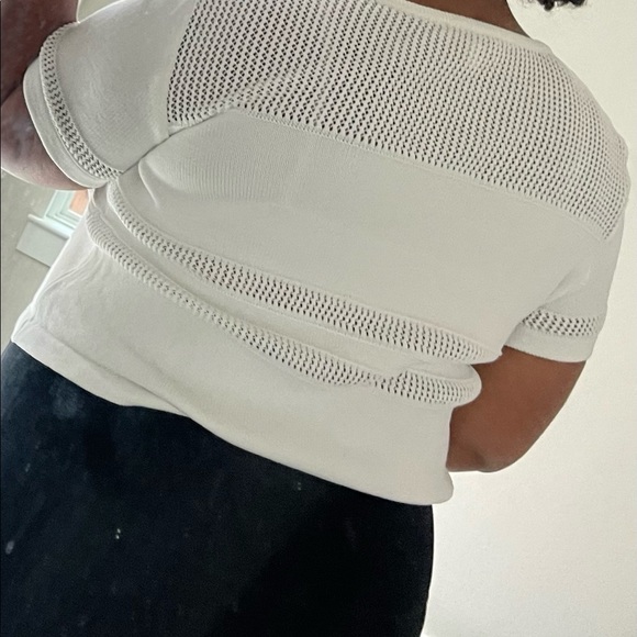 Vintage St. John netted Crop Top - Picture 5 of 7